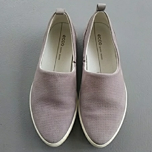 ECCO Gillian Women's Gray Slip-On Sneaker Shoes Size 38 - Picture 1 of 8